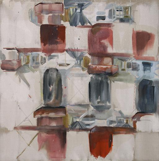 Jan Chlup, Office Space Reception, Painting
