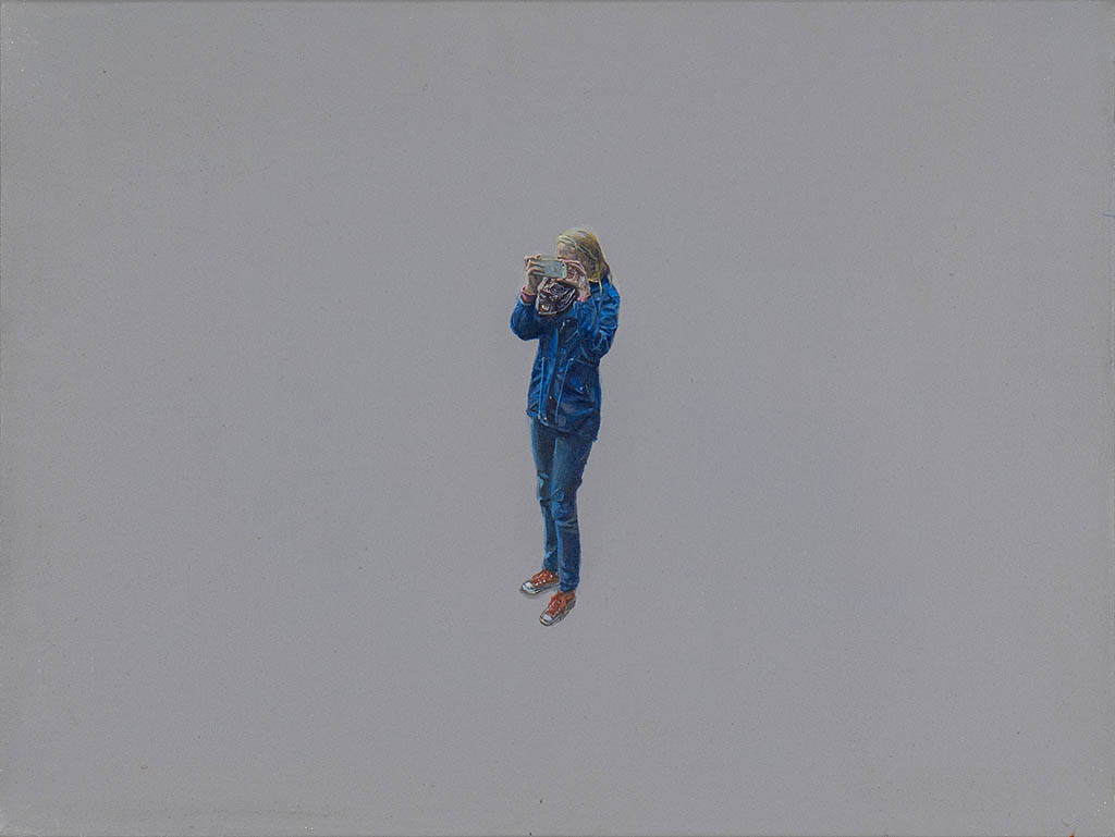 Jan Chlup, painting, Portrait 02, 30x40 cm, oil on canvas, 2020