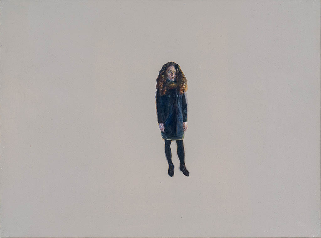 Jan Chlup, painting, Portrait 04, 30x40 cm, oil on canvas, 2020