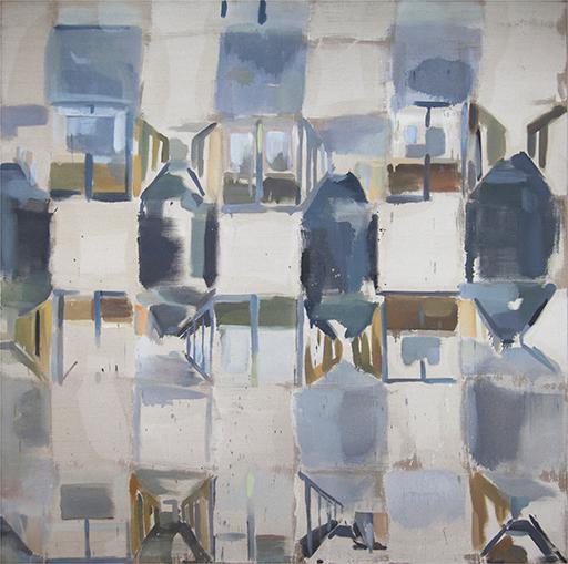 Jan Chlup, Office Space Hallway, Painting