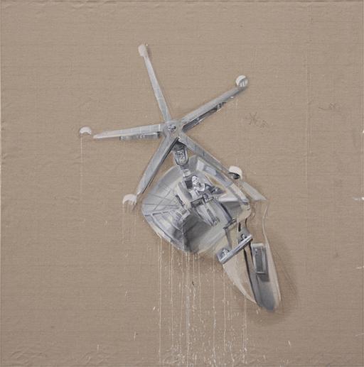 Jan Chlup, Office Chair, Painting